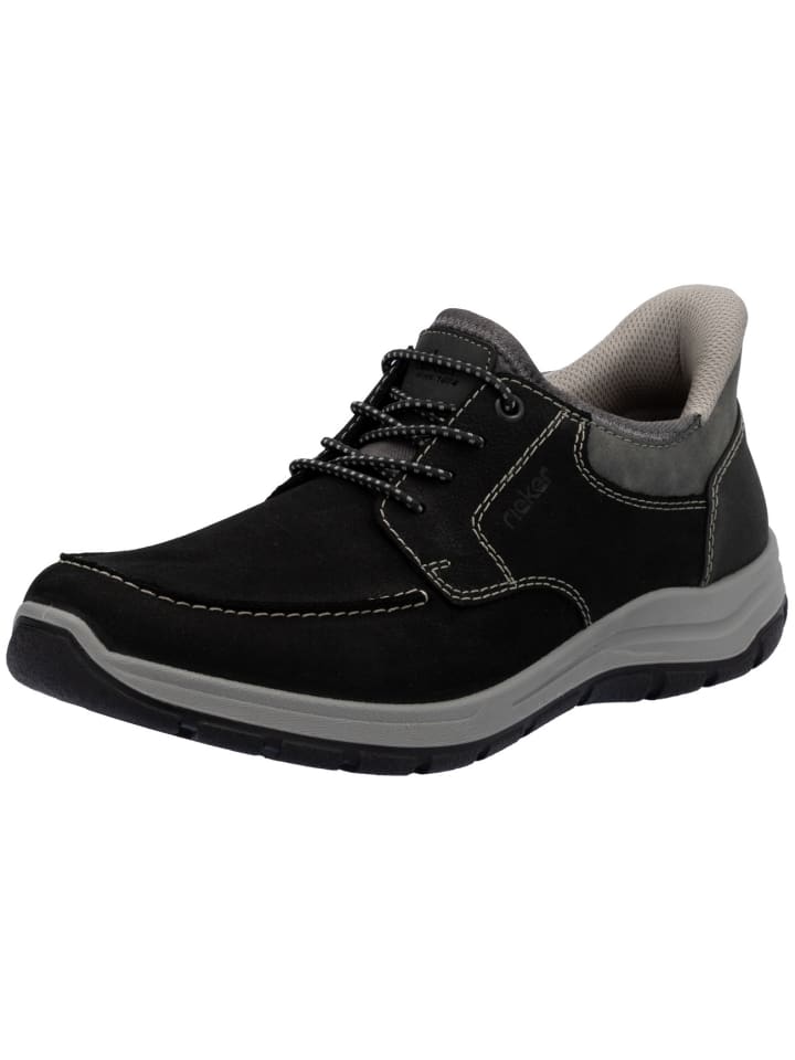Sportlicher Schnürschuh in grau