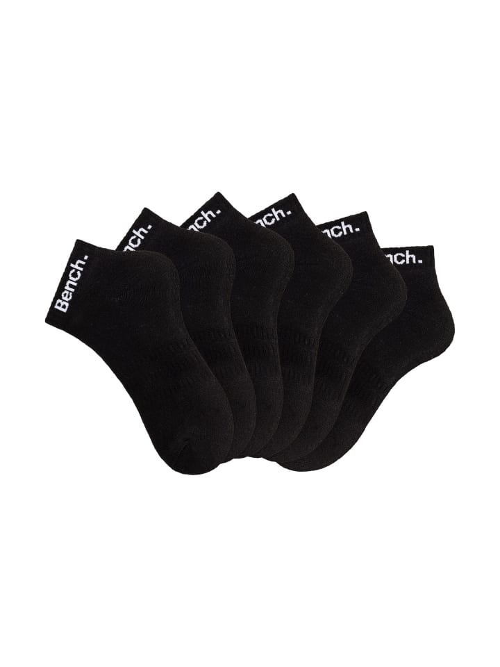 Sportsocken in 6x schwarz