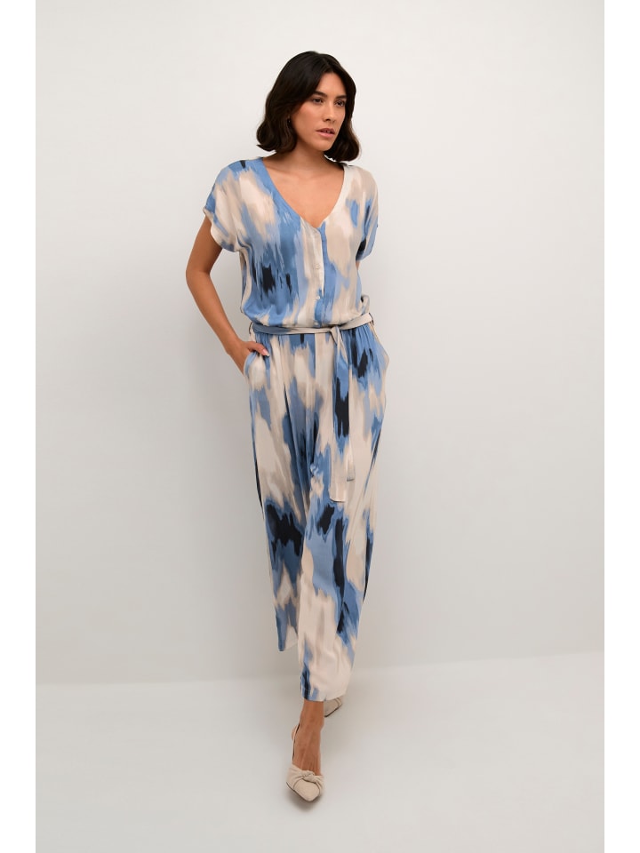 Overall KAbeathe Loose fit in Blue Abstract Print