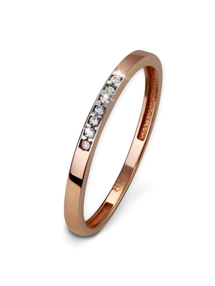 Ring Gold 333 Rosegold - 8 Karat Größe 54 (17,2)