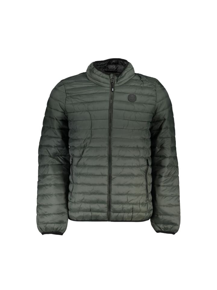 Grün Polyamid Herren Jacke