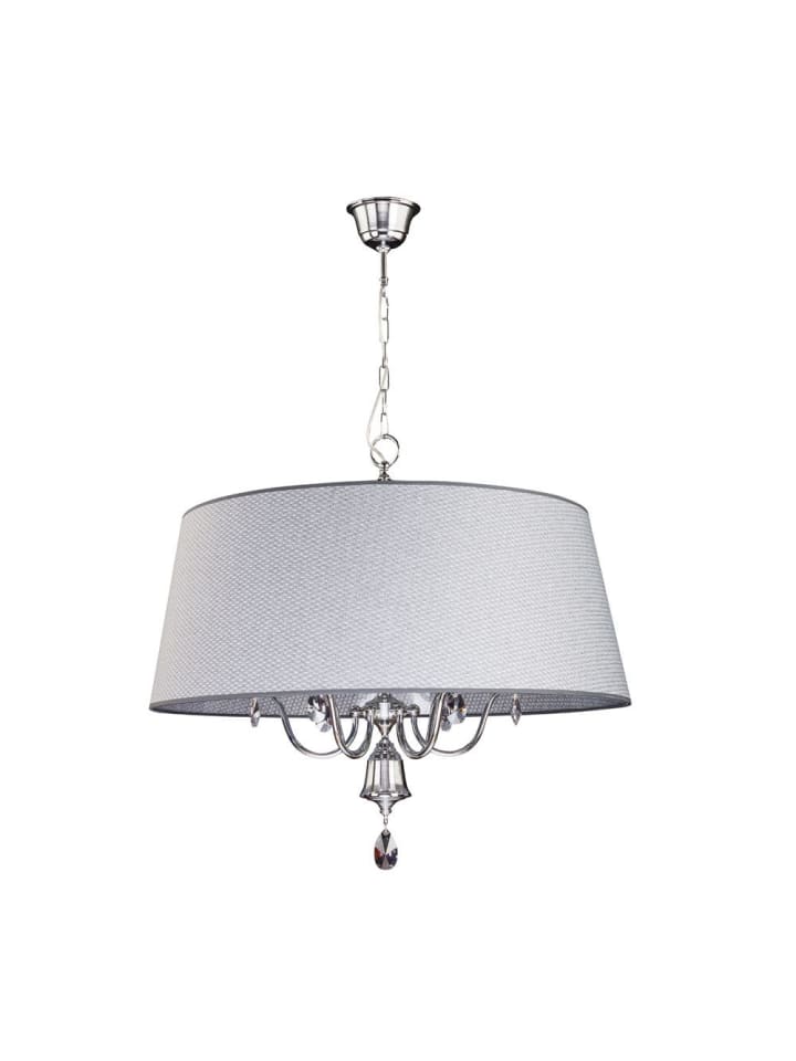 Pendelleuchte (B)74 x (L)74 x (T)80 cm in Chrom Grau