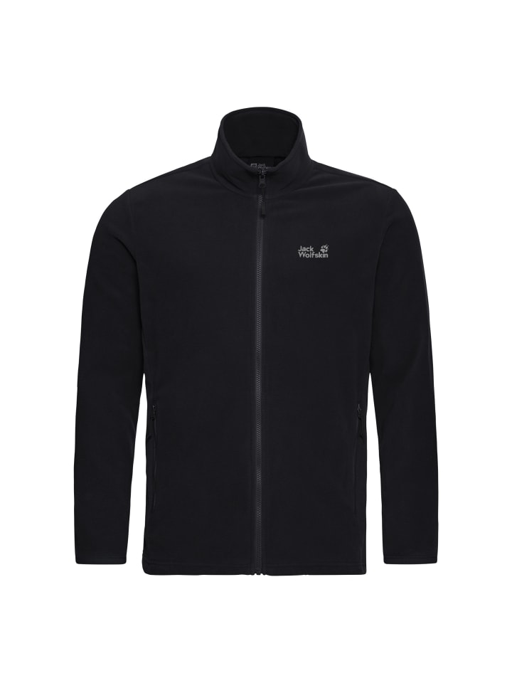 Fleecejacke Taunus 100 Full-Zip in Schwarz