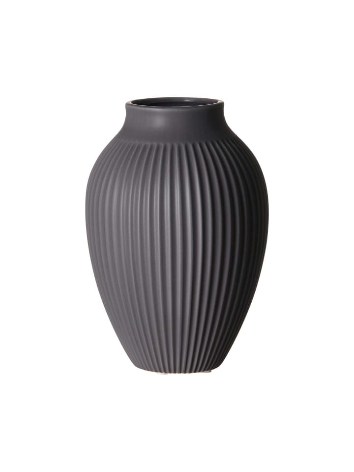 Vase Alsta in Grau 23 cm