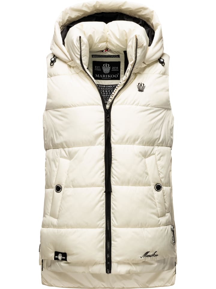 Steppweste Zarinaa in Offwhite