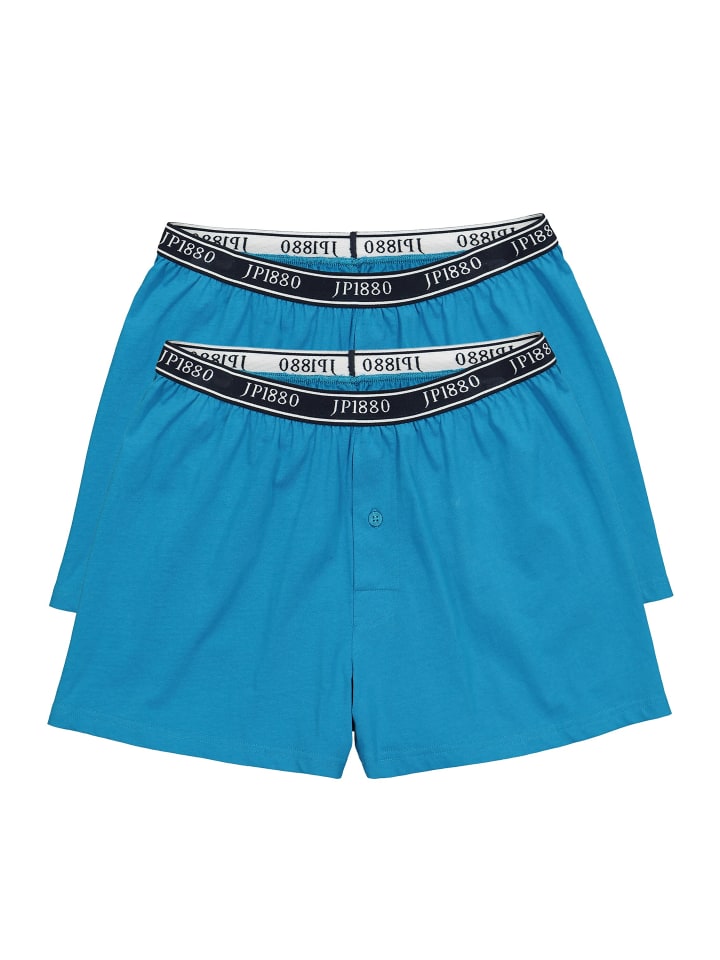 Boxershort in cyanblau