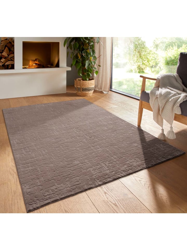 Tara Carpet Kurzflorteppich Homestyle Vintage in Taupe günstig kaufen