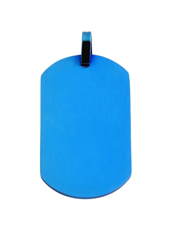 Unisex Anhänger aus Edelstahl in blau