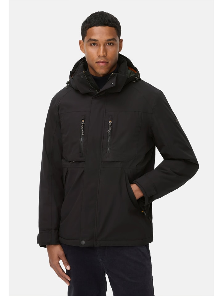 teXXXactive® Jacke mit abnehmbarer Kapuze in Schwarz