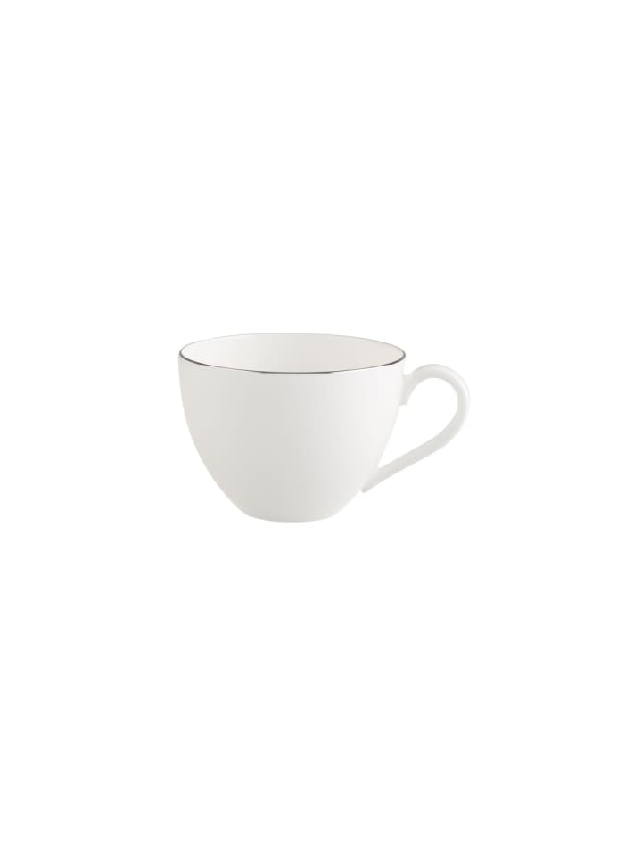 Kaffeetasse Anmut Platinum No.1 in Weiß 150 ml