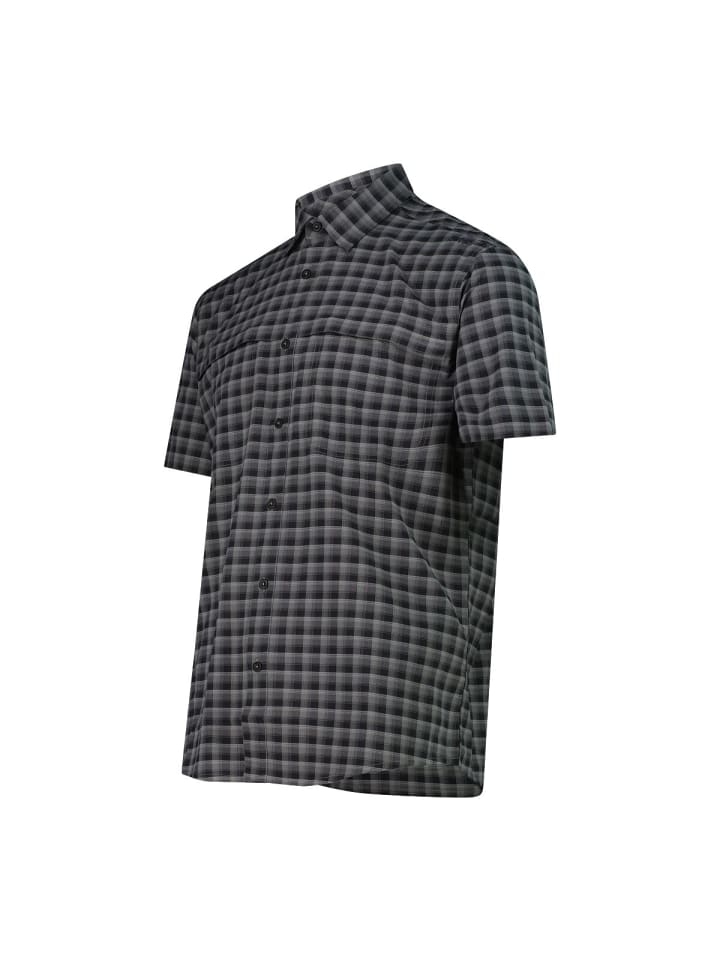 Karohemd in grey-antracite