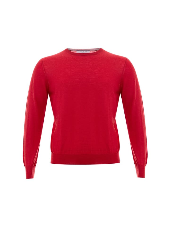 Rot Wolle Sweatshirt