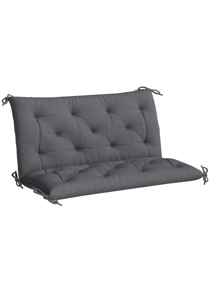 Bankauflage,98L x 100B x 8T cm,Dunkelgrau