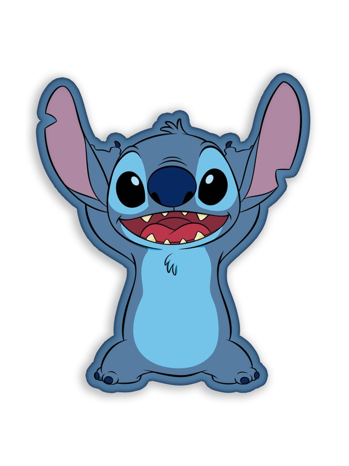 Lilo & Stitch Kissen – Angel Pink Dekokissen in 3D-Optik für Sofa in Blau