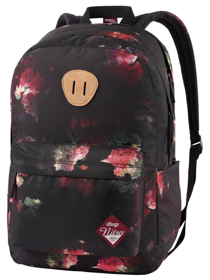 Rucksack URBAN PLUS in BLACK ROSE