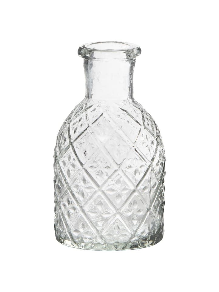 Apothekerglas für Stabskerze Harlekin in farblos