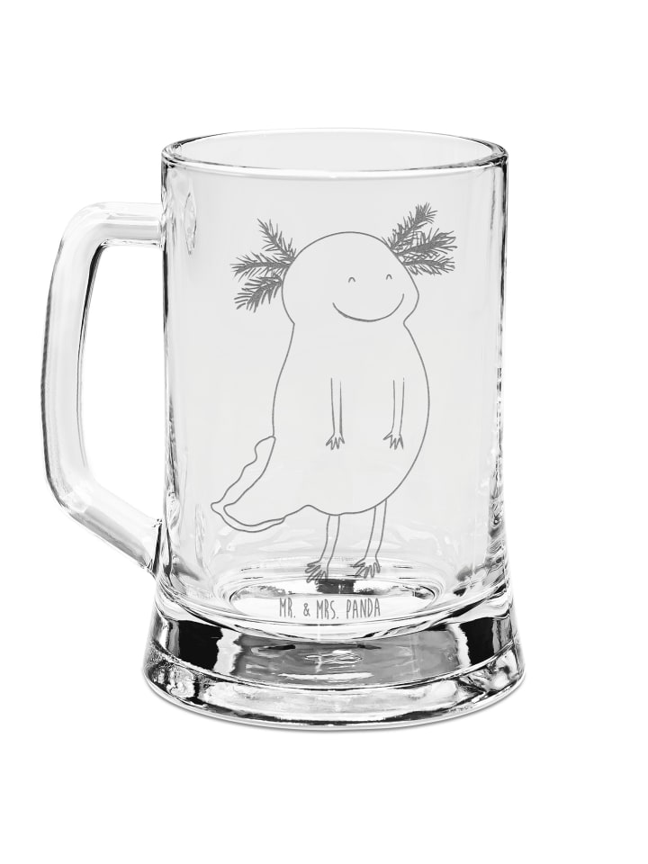 Seidel Axolotl Glücklich ohne Spruch in Transparent