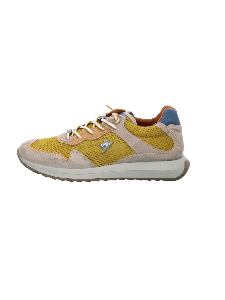 Sportliche Slipper in Gelb