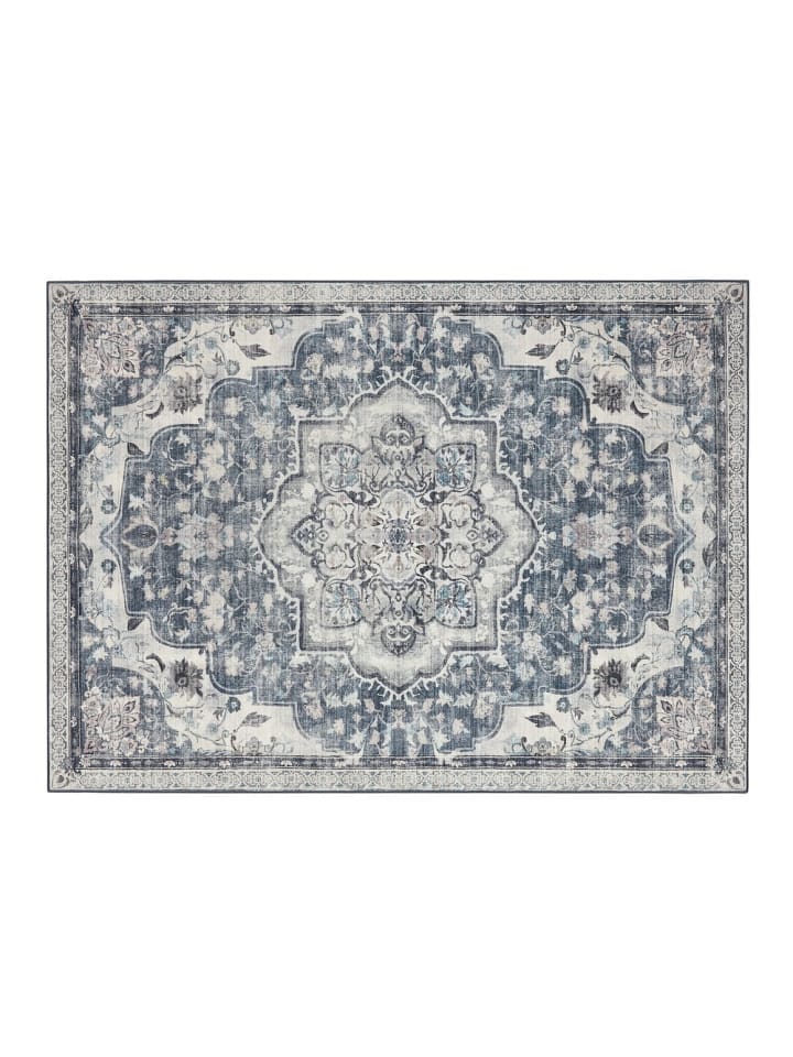 Teppich Verina in Grau - (B)120 x (H)0.1 x (T)170 cm