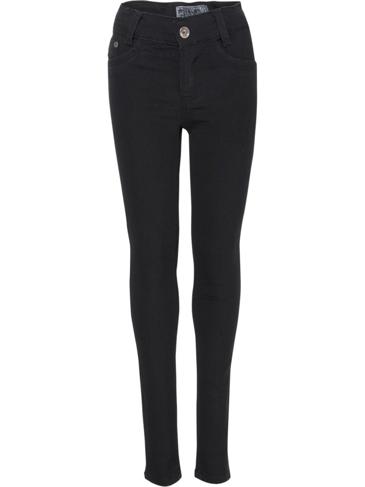 Jeggings Bundweite slim extra schmal in black