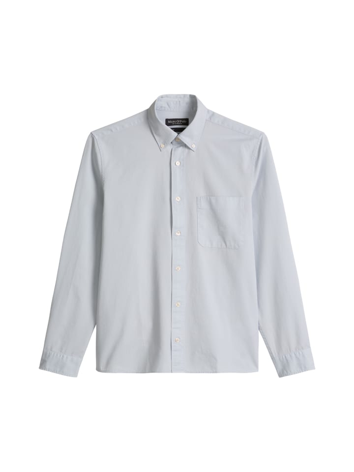 Button-Down-Hemd regular in Calm Blue