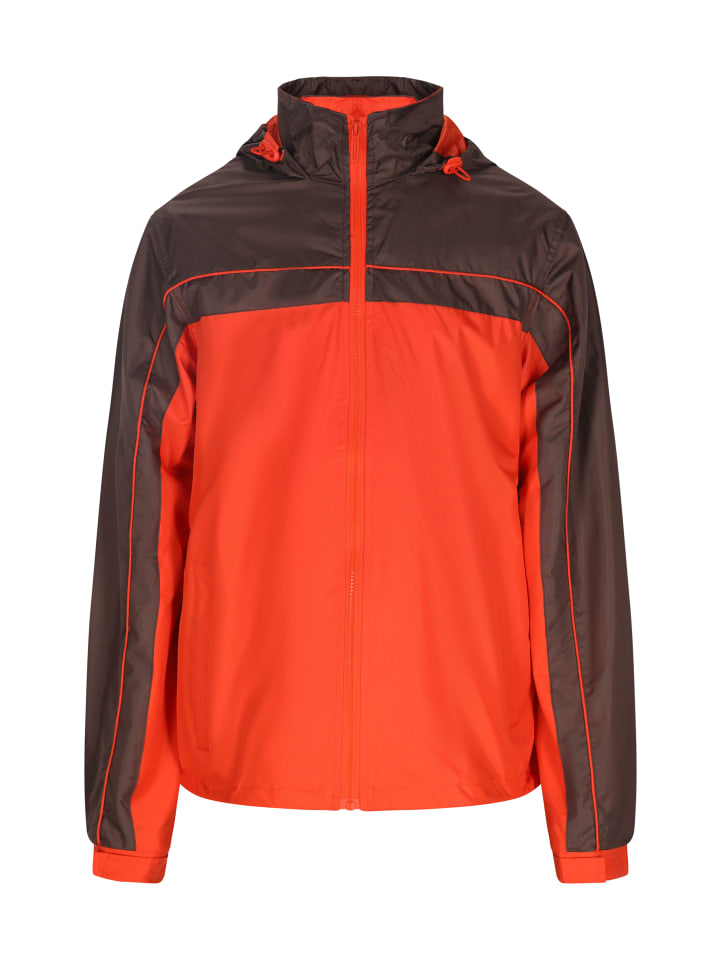 Herren Jacke in Orange Braun