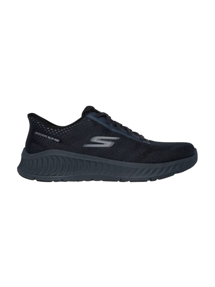 Sportliche Slipper in Schwarz
