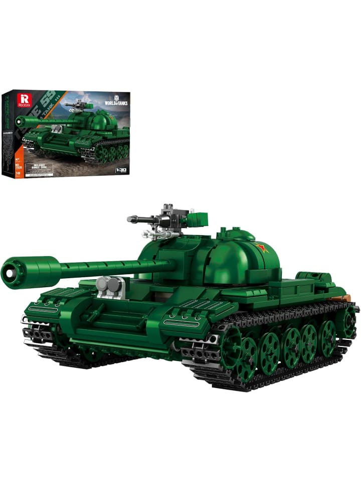 77035 Type 59 Kettenfahrzeug Klemmbaustein Set 748 Teile