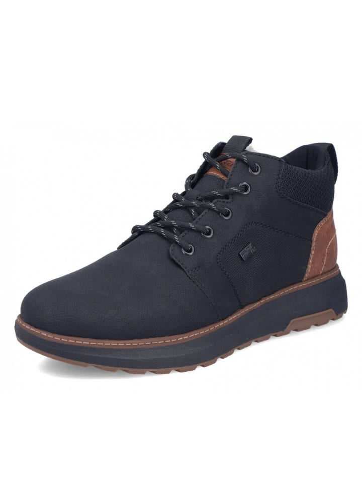 Schnürstiefel in Schwarz