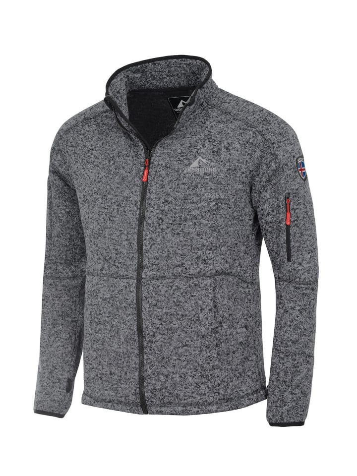 Fleecejacke Katla in anthracite