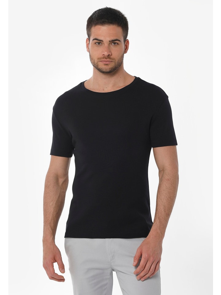 T-Shirt "MCASUAL516" in Schwarz