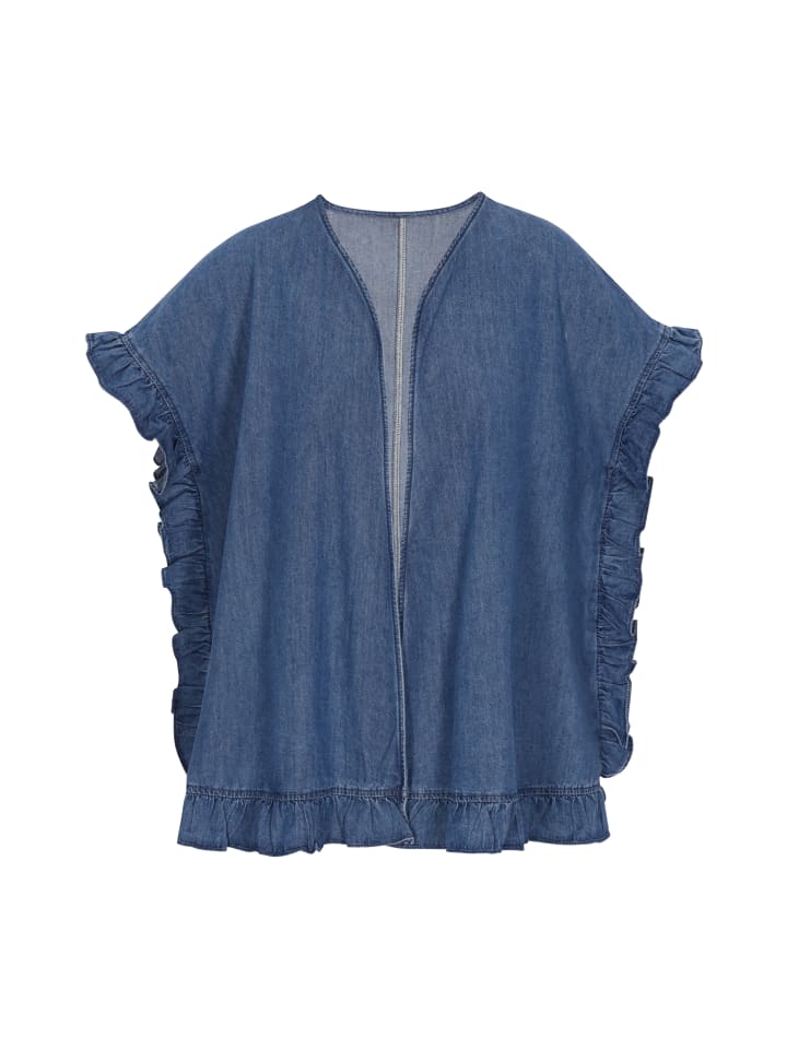 Women Jacket in Blue Grey