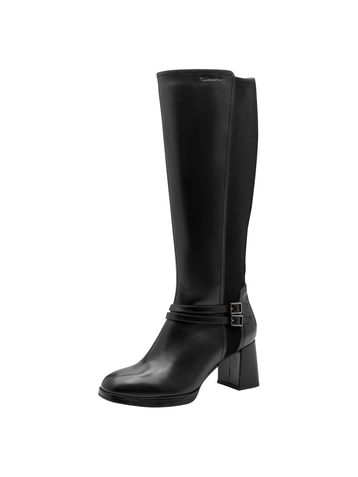 WIDE FIT Stiefel in BLACK
