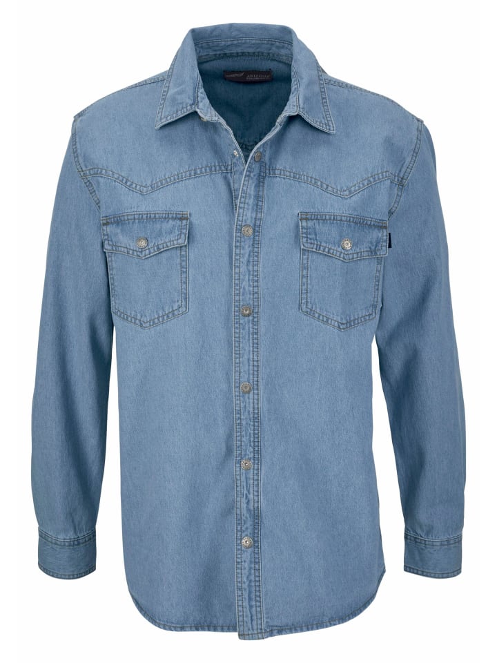 Jeanshemd in bleached