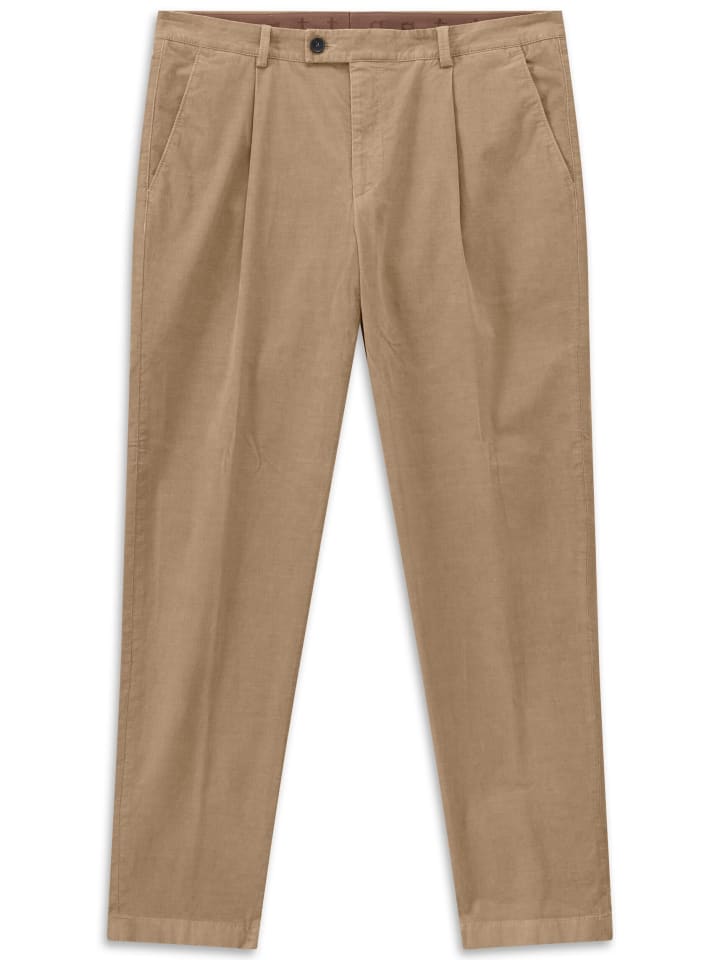 Bundfaltenhose in 20-khaki