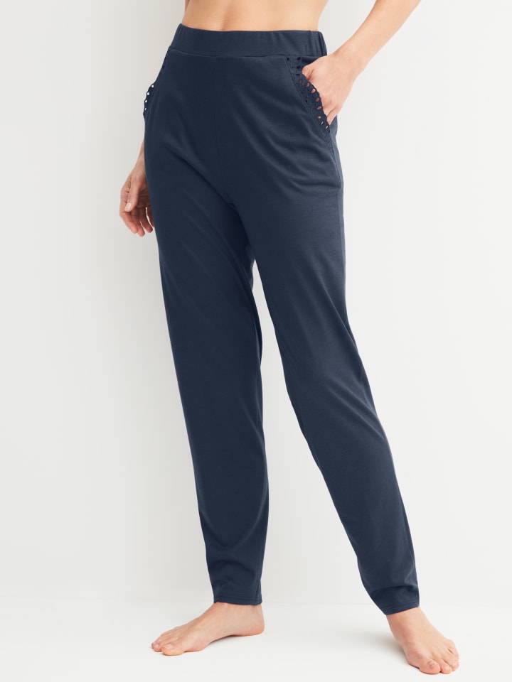 Pyjamahose in peacoat blue