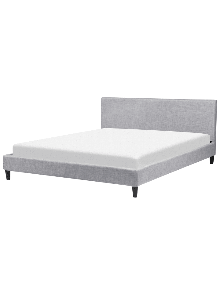 3-tlg Doppelbett FITOU in Grau/Braun