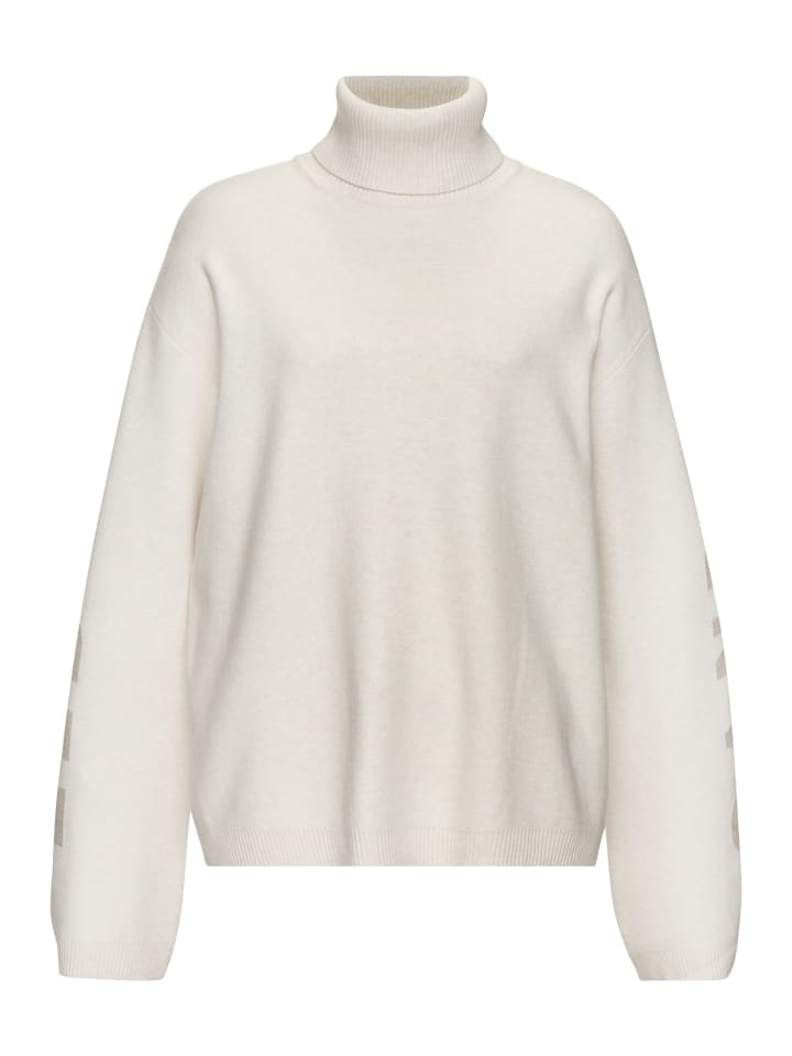 Sweater in wollweiß meliert