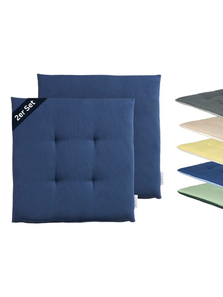 Outdoor Sitzkissen DOVE CHAIRPAD in Blau