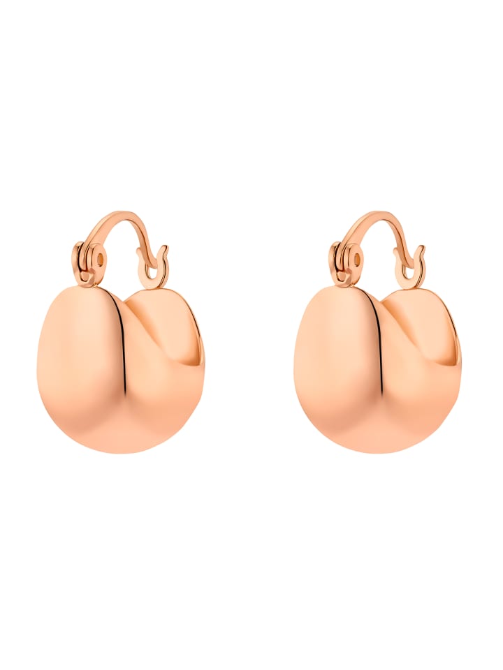 Ohrcreolen Damen Elea rose goldfarben in rosegoldfarben