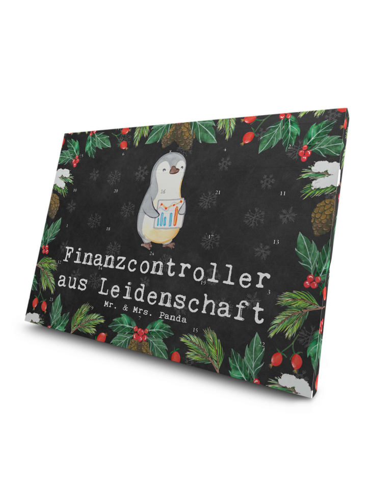 Adventskalender Finanzcontroller Leidenschaft m... in Kreidetafel