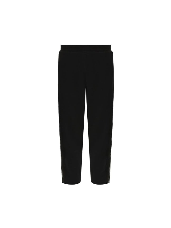 Schwarz Baumwolle Jogginghose (Workout Hose)