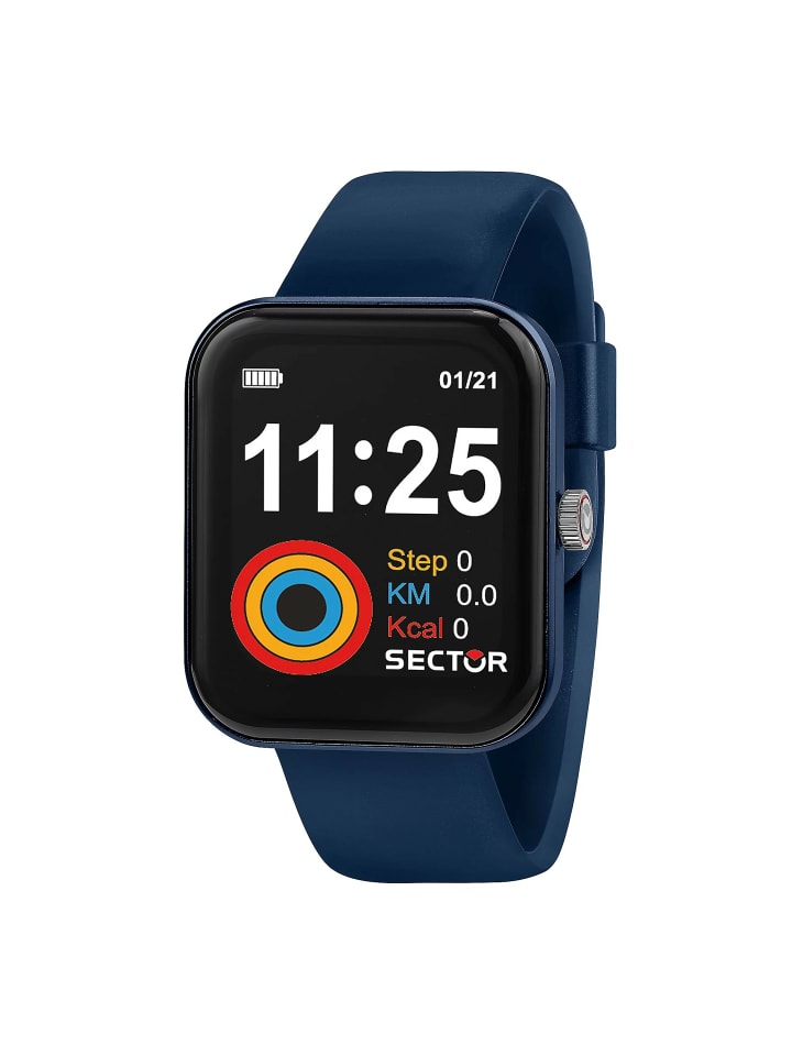 Digitaluhr für Herren in blau