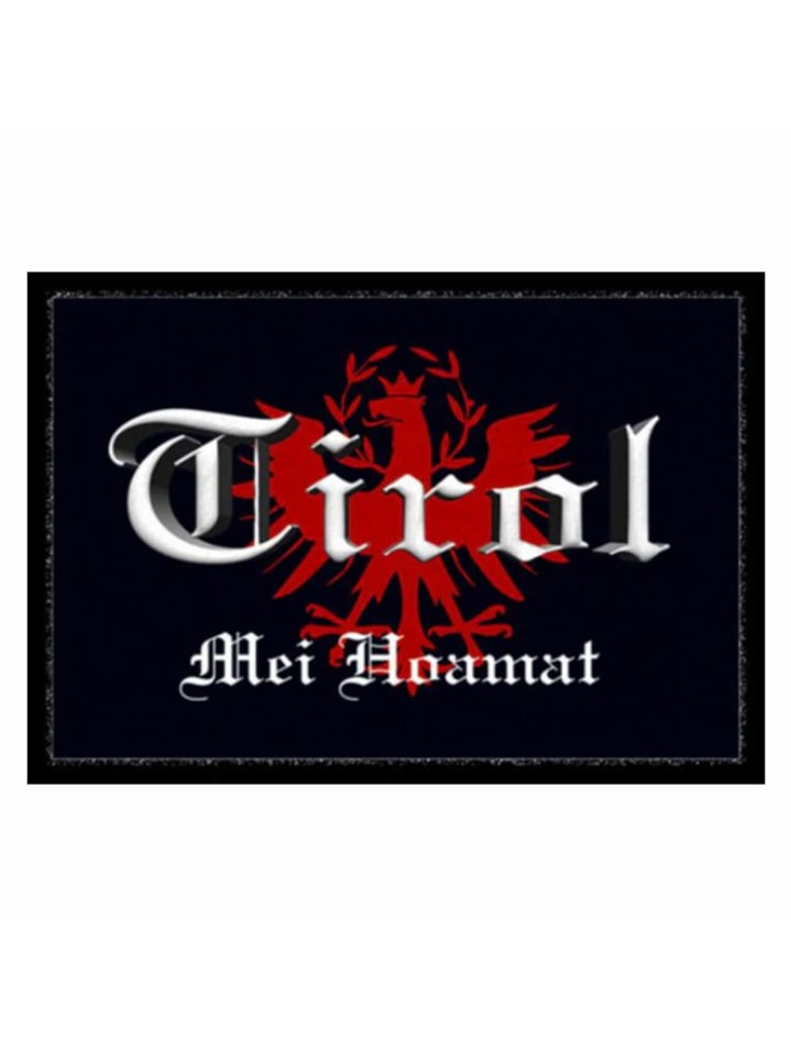 Fußmatte für Innen & Außen TIROL 1 in Schwarz