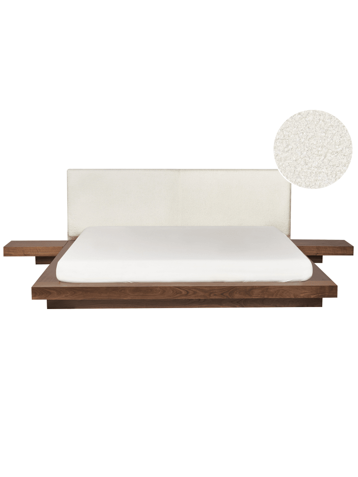 11-tlg Wasserbett ZEN in Braun/Weiß