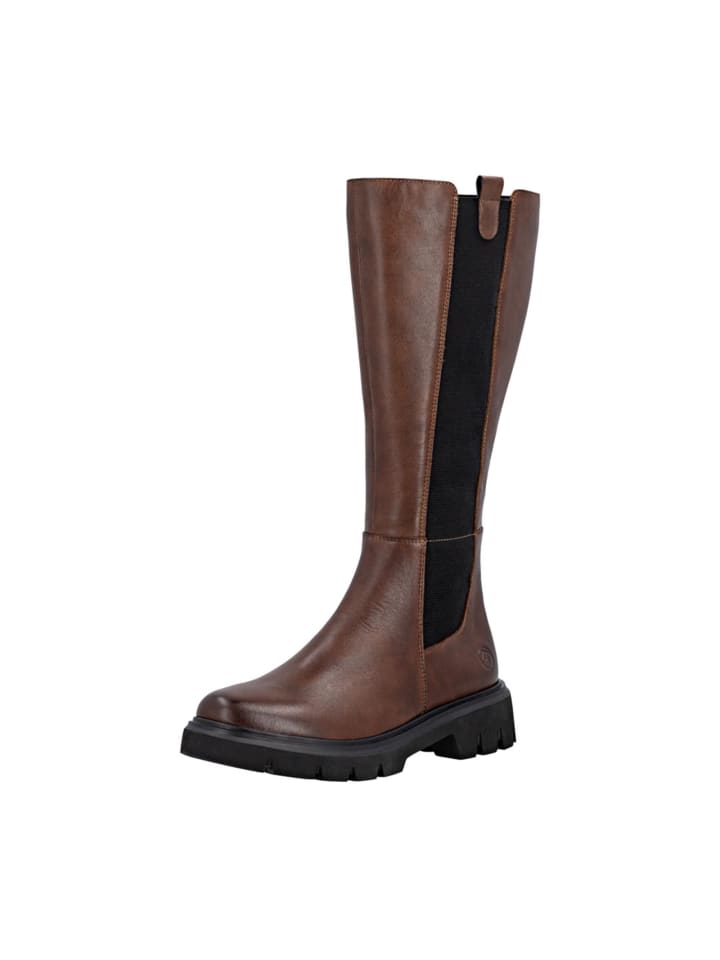 Weitschaftstiefel in Braun