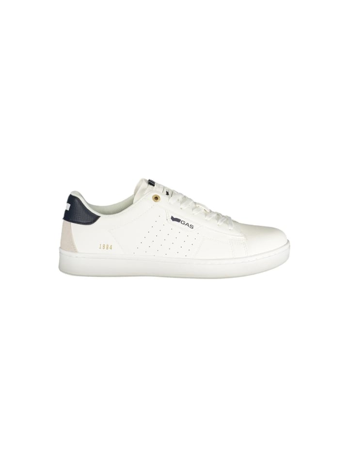 Weiß Polyurethan Herren Sneaker
