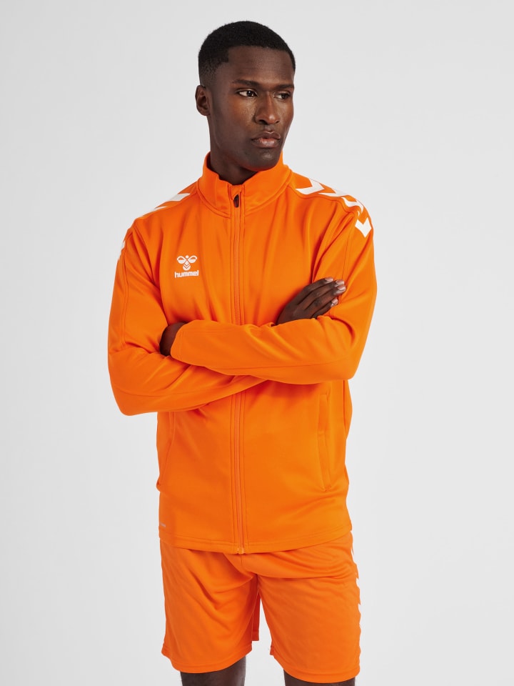 Reißverschluss Jacke Hmlcore Erwachsene in ORANGE TIGER