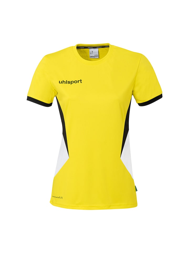 Trainings-T-Shirt Equipe 29 Women in limonengelb/weiß/schwarz