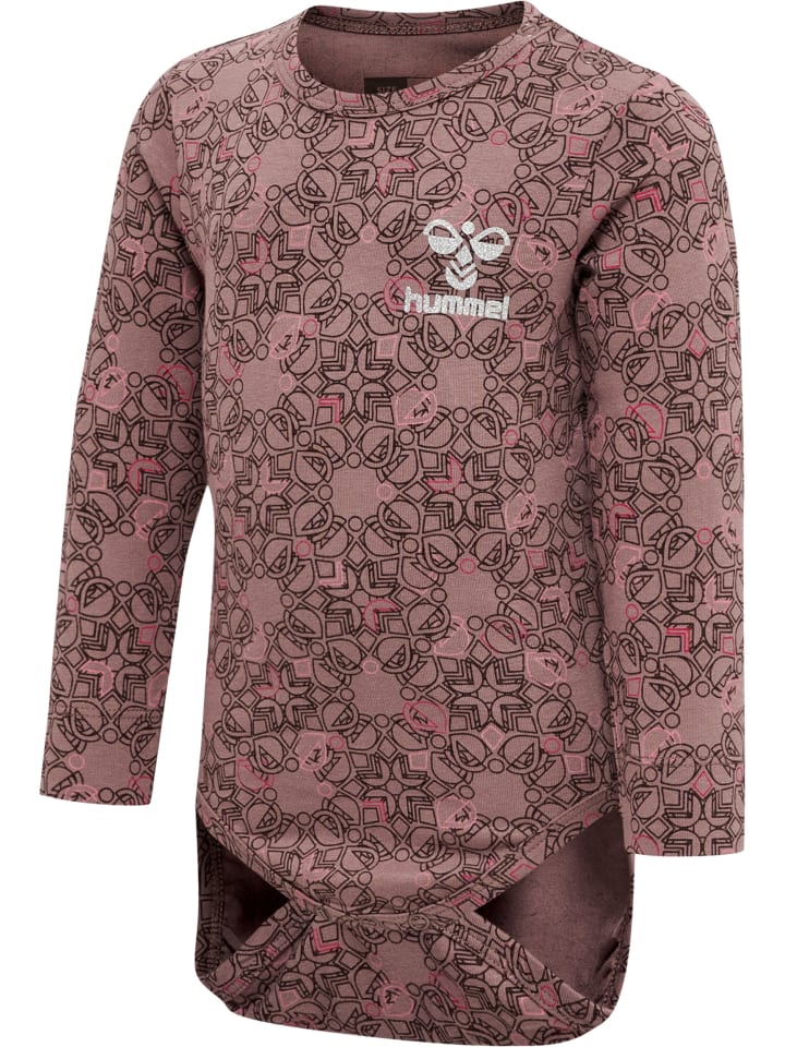 Druckknopf Strampler Hmlfia Mädchen in DEEP TAUPE
